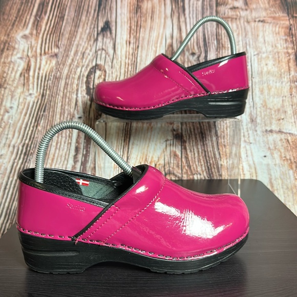 Sanita Shoes - Sanita Patent Leather Clogs Womens Sz EU 38